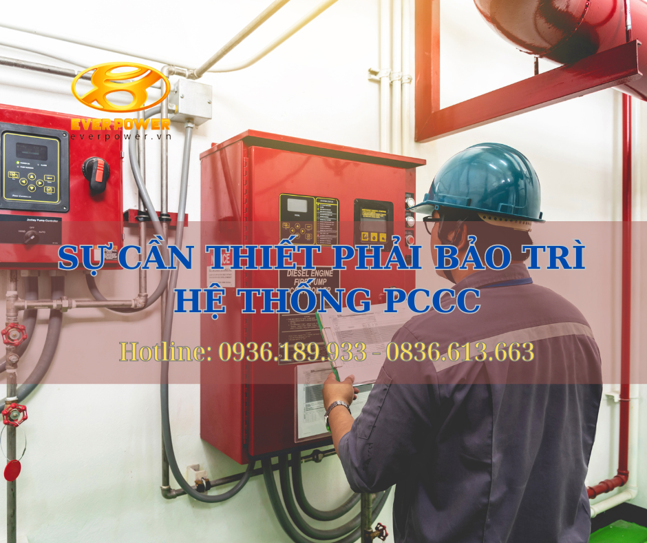 Sự cần thiết phải bảo trì hệ thống PCCC